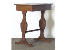 Antik Biedermeier varróasztal lerakó asztal