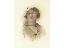Antik művészi fotográfia női portré 1934