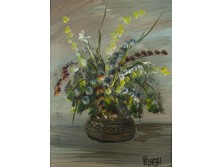 Németh jelzéssel: Virágcsokor vázában