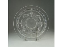 Régi üveg asztalközép kínáló nassos tál