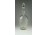 Régi csiszolt üveg kínáló dugóval 31.5 cm