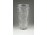 Csiszolt üveg kristály váza 24.5 cm