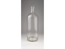 Antik fújt üveg palack 25.5 cm