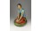 Régi kerámia ülő nő figura 23 cm