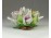 Régi jelzett porcelán virág
