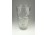 Régi csiszolt üveg váza 20 cm
