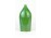 Régi zöld mázas kisméretű butella 15.5 cm