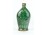 Kisméretű jelzett zöld mázas butella 12.5 cm