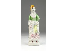 Jelzett japán porcelán nő figura 13 cm