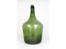 Régi sötétzöld üvegpalack 36 cm