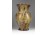 Folyatott mázas art deco kerámia váza 22 cm