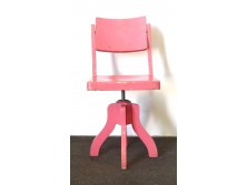 Régi art deco támlás forgó fodrász szék