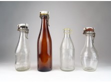 Régi csatos üdítős üveg 4 darab