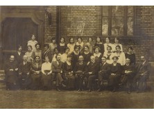 Régi iskolai fotográfia csoportkép 1923