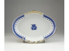 Kék fehér portugál porcelán tálka