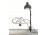 Retro Bauhaus loft design asztali lámpa