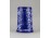 Kék-fehér díszes kerámia söröskorsó 14.5 cm