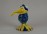 Morvay Zsuzsa művészi kerámia madár 12 cm