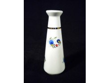 Régi jelzett porcelán váza Lubiana