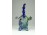 Fújt üveg BOHEMIA művészi üveg kosár 16 cm
