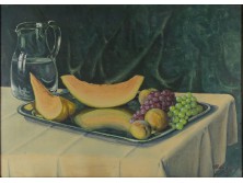 Bokor jelz. : Asztali gyümölcscsendélet 1933