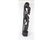 Régi afrikai háromalakos fafaragás 56 cm