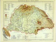 Homolka Magyarország hegy és vízrajzi térkép