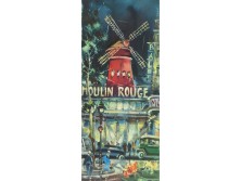 Párizsi nyomat : Moulin Rouge 