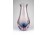 Fújt lila BOHEMIA üveg váza 22.5 cm