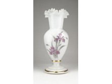 Gyönyörű hibátlan fújtüveg váza 21 cm