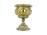 Antik sárgaréz egyházi kupa 14.5 cm