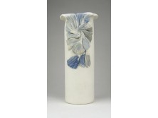 Vastagfalú iparművészeti kerámia váza 19 cm