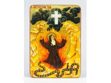 S. Benedicta ikon 15 x 10 cm