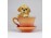 Kutyusos kávéscsésze miniatűr dísztárgy 9 cm
