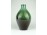 Retro zöld mázas kerámia váza 18.5 cm