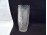 Régi csiszolt üveg kristály váza 16 cm