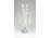 Csiszolt szálváza kristály váza 19.5 cm