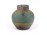 Régi festett kőcserép váza 16 cm