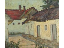 Magyar festő XX. század : Udvarbelső