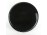 Régi nagyméretű virágdíszes fekete fém tálca 37.5 cm