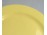 Régi citromsárga fajansz kétszemélyes tányérkészlet 