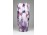 Régi art deco lila irizáló kerámia váza 22 cm