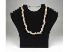 Fűzött ásvány női nyaklánc nyakék 50 cm