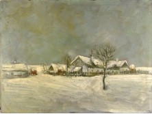 Magyar festő XX. század : Téli tanya