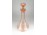 Régi színezett röviditalos art deco üveg kínáló 24 cm