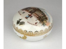 Régi bécsi Hofburg díszes porcelán bonbonier