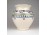 Régi fehér mázas kerámia váza 14.5 cm