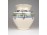 Régi fehér mázas kerámia váza 14.5 cm
