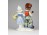 Flamand porcelán gyerek figura páros 11.5 cm