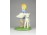 Régi kerámia kislány kiskecskével figura 11.5 cm